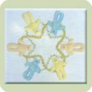 Ring A Ring Rosie Baby Blanket Kit by Windflower Embroidery