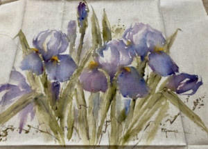 Purple Iris's Pattern
