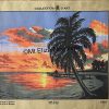 Tropical Island Sunset Tapestry
