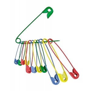 Coloured Safety Pins