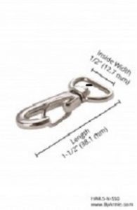 HAR.5N550 1/2 inch Nickle Swivel Hook