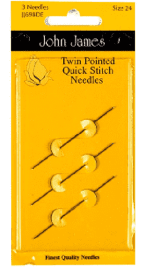 John James Twin Pointed Quick Stitch Needles