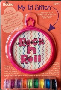 Rock n Roll 1st cross stitch kit