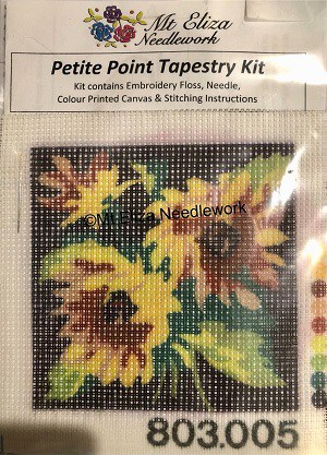 Floral Petite Point Tapestry Kit