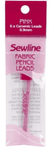 Pink Fabric Pencil Leads